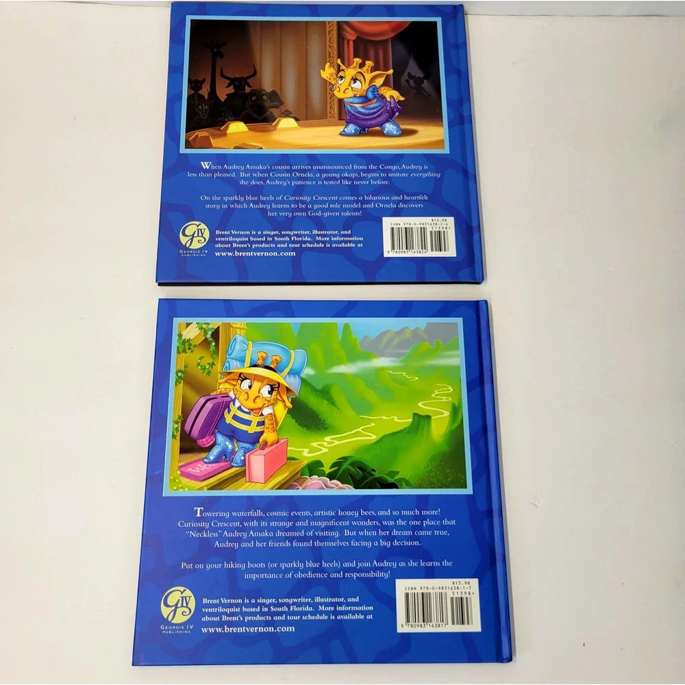 Curiosity Crescent & The Okapicat Brent Vernon Audrey Amaka Kids Hardcover Books